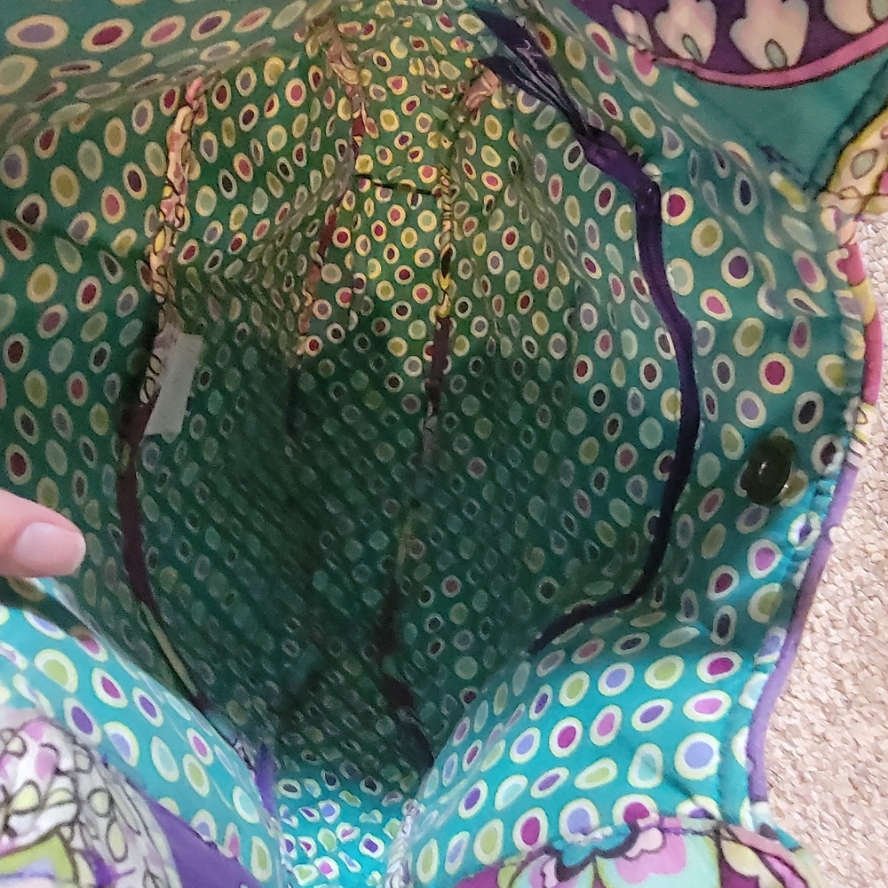 Vera Bradley LOT of 6 Multi Pattern Quilted Bags in Green, Pink, Purple, Blue - Picture 4 of 15